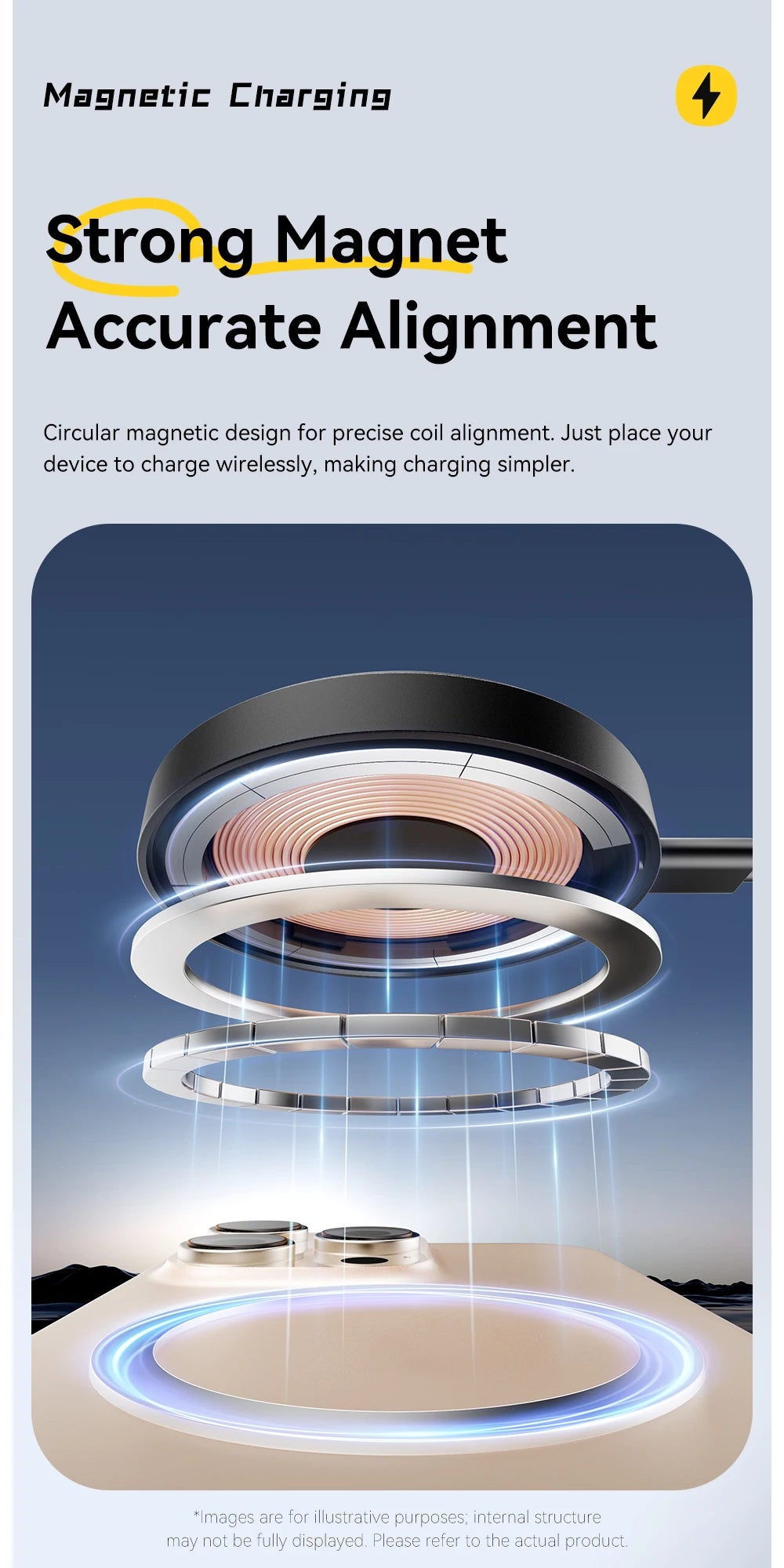 Essager 15W Magnetic Wireless Charger with Holder