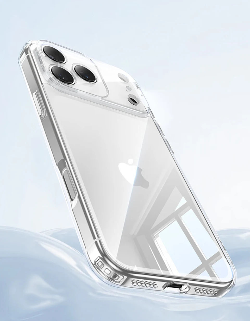 iPhone 17 Pro Max Luxury Transparent Case